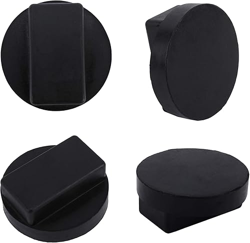 Miniatura 3 de Paquete de 4 almohadillas para BMW, protector de riel de marco cuadrado negro de poliuretano