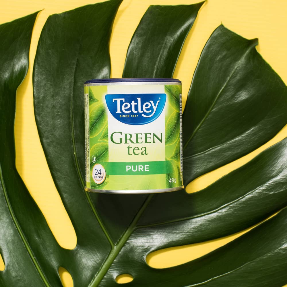 Tetley Pure Green Tea, Herbal Tea - 24 Tea Bags, 48 Grams, Contains Caffeine - 3