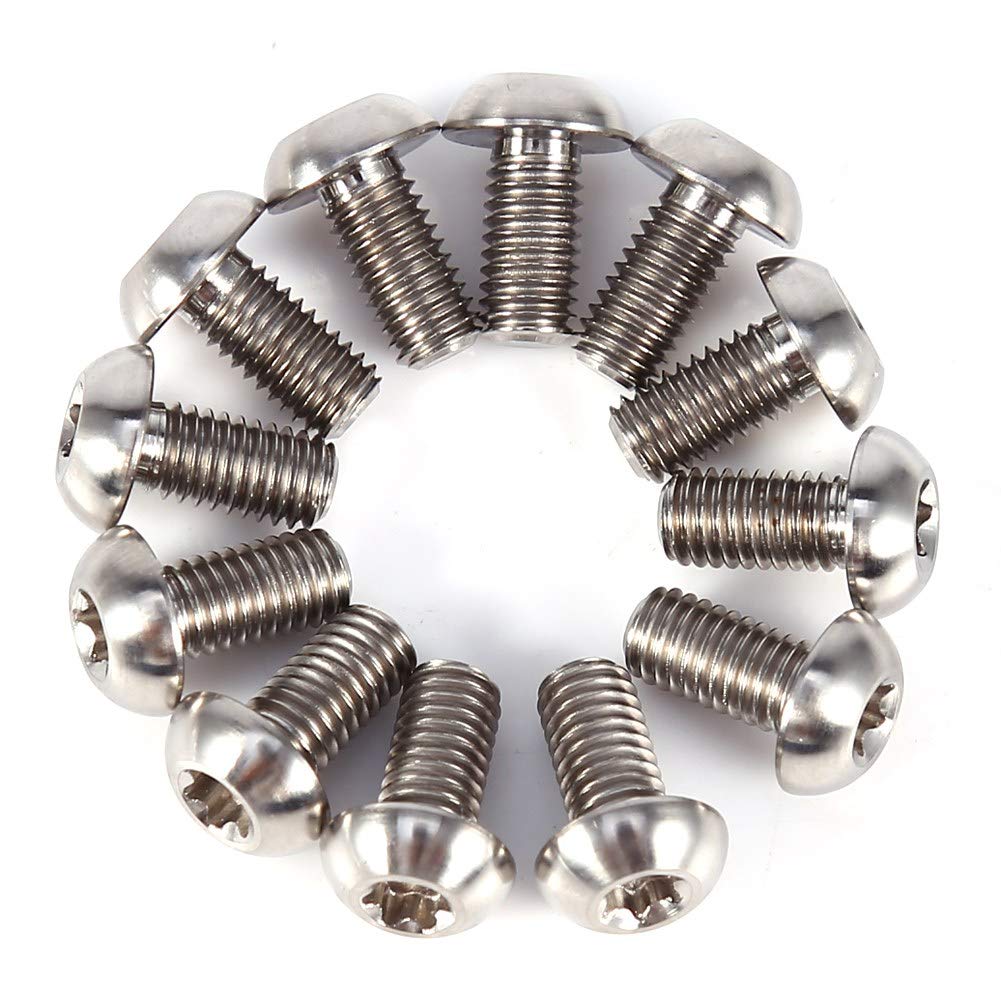 Bike Disc Brake Rotor Bolts, 12pcs T25 Titanium Alloy Bike Torx Head Bolts Screws Fastener For Bike Bicycle-image-26