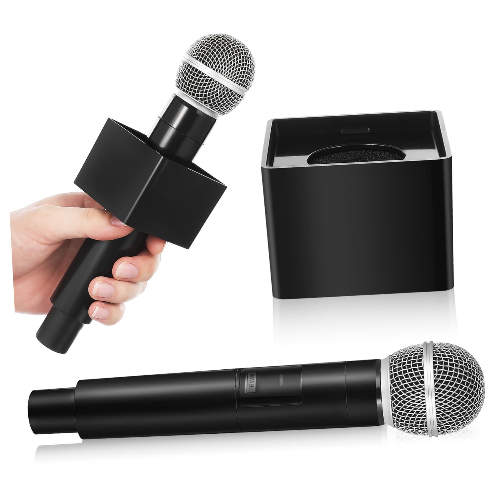 Amazon.com: Fake Microphone Prop Plastic Toy Microphones Fake Mic ...
