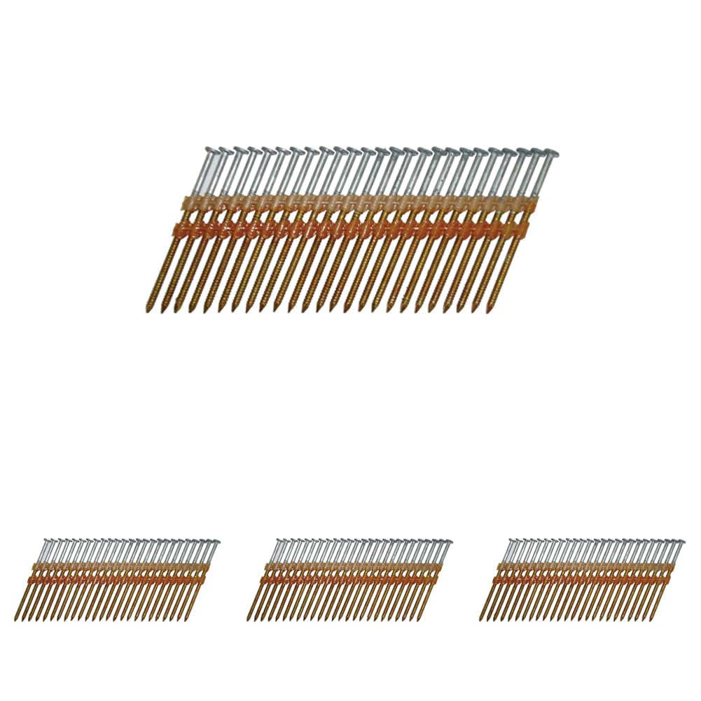 Metabo HPT Framing Nails | 2 in. x 0.113 | 21 Degree | Full Round Head | Hot Dipped Galvanized | Ring Shank | 1,000 Count | 20171SHPT (Pack of 4)