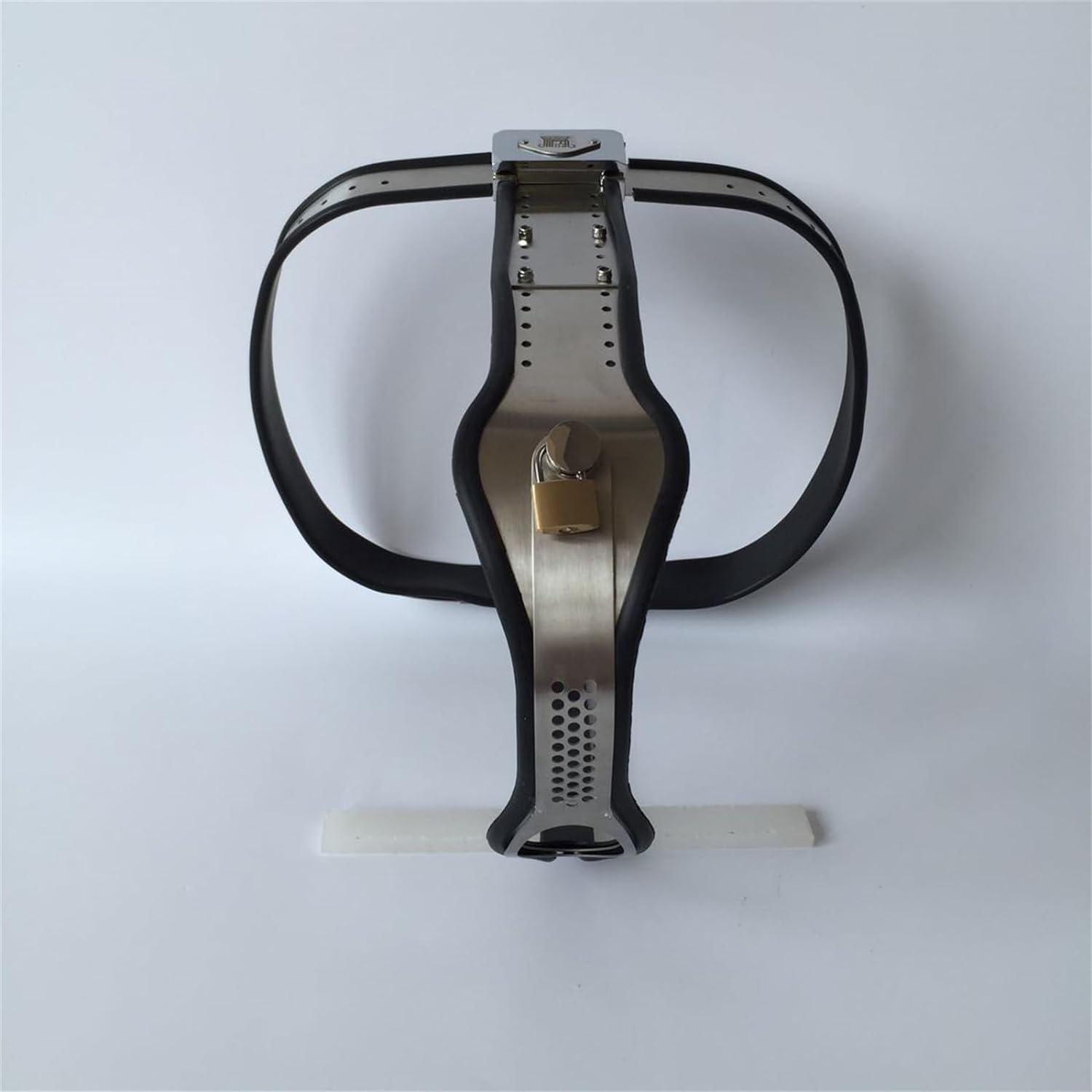 Keuschheitsgürtel Frau mit Defäkationsloch, Edelstahl Chastity Belt mit 2 Schloss Damen Keuschheitsschloss Extrem Bondage Keuschheit Höschen Chastity Gerät Privacy Party Sex Spielzeug