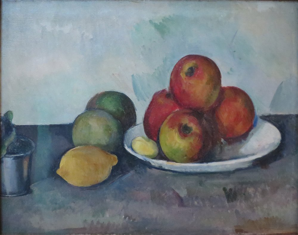 Still Life with Apples Paul Cezanne affiche vintage nature morte grande