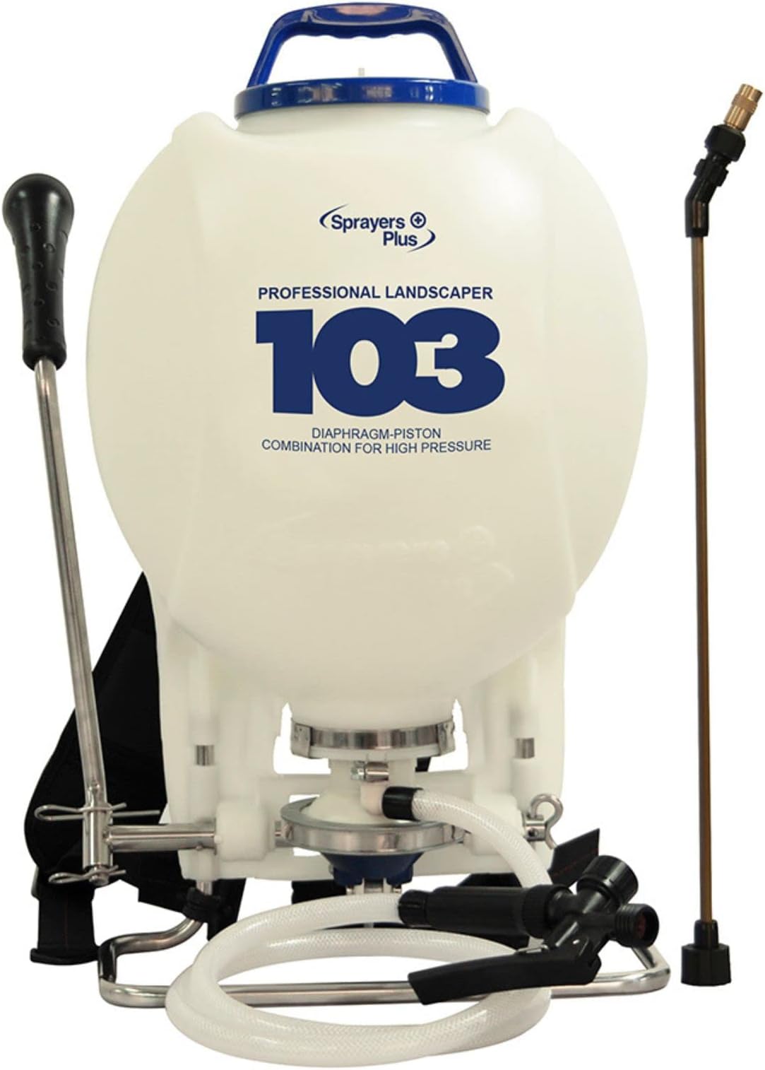 Sprayers Plus 103 High Pressure Backpack Sprayer, 4 Gallons