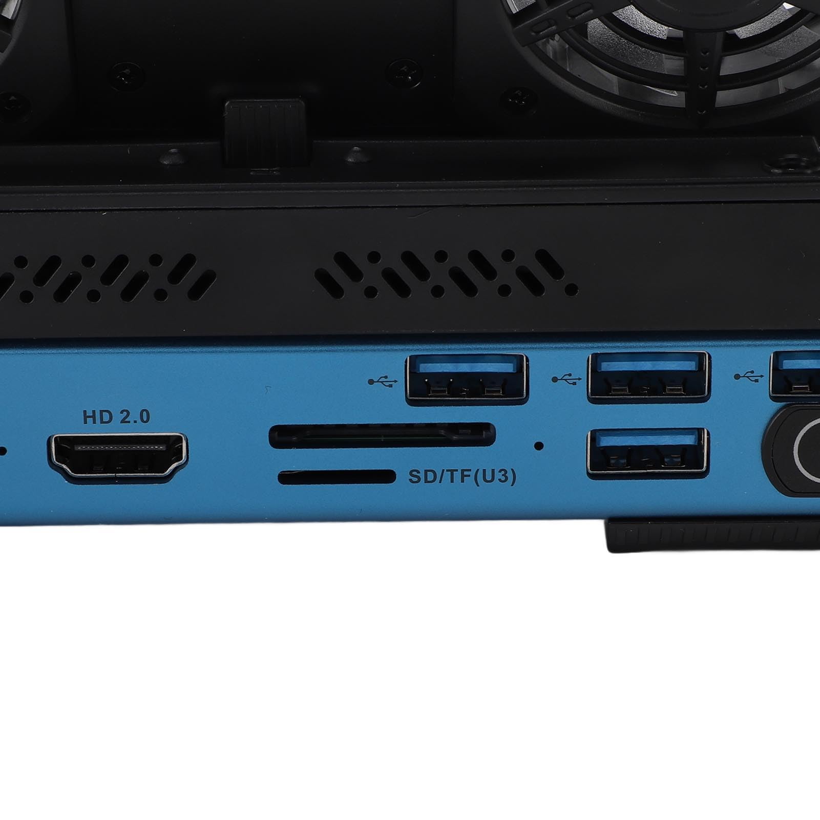 Generic Estación de Acoplamiento 10 en 1 con Eficiente de Ventilador de Refrigeración Dual para Legion Go y Claw, Salida 4K 60 Hz, Ideal para Jugadores, Aleación de Aluminio