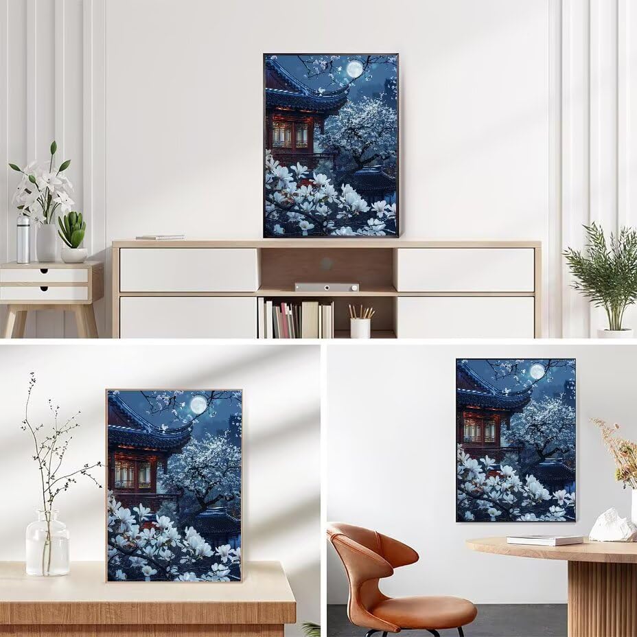 Point de Croix Facile sans Fil Diamond Painting Paysage 40x50cm
