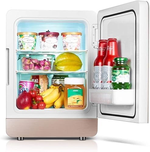 Miniatura 2 de Caja fría eléctrica Mini refrigerador 20L Dual Core Mute Cnc Display Refrigerador de coche perfecto para viajar y acampar (Plata)