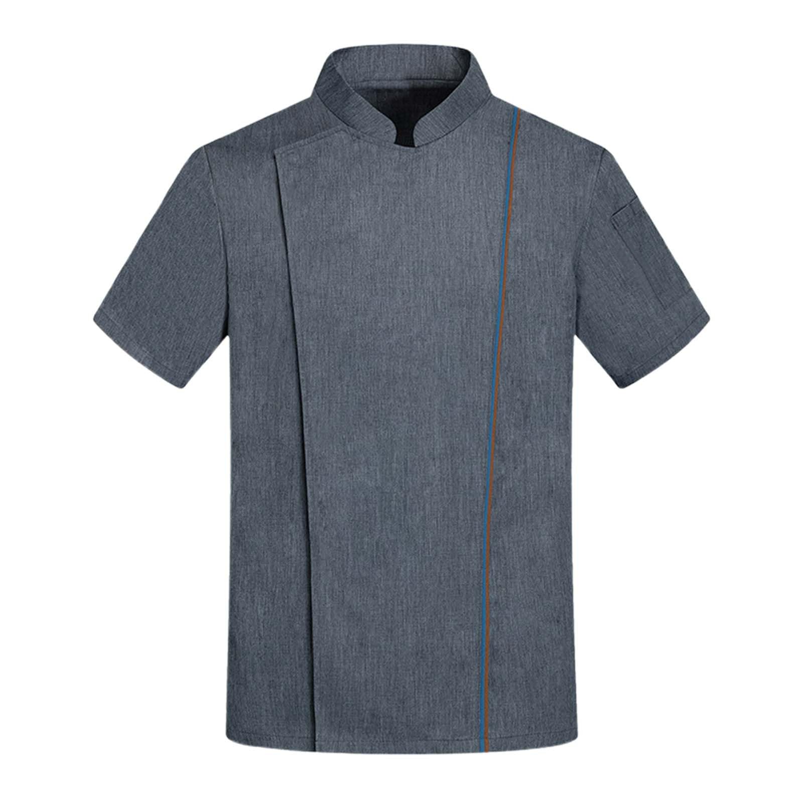 Veste de chef manches longues anti-projections avec boutons