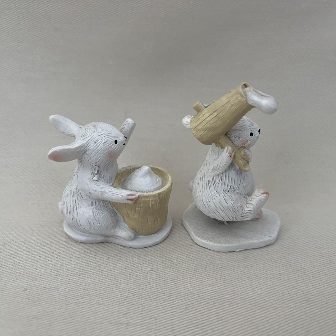 Amazon.co.jp: ナチュラルキッチン お月見オブジェ ウサギ