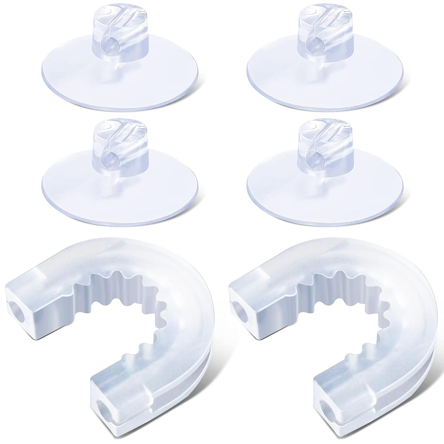 YeeBeny Bathroom Shower Caddy Connector Sucker with 4pcs Professional Strength Large Suction Cups Easy to Attach Replacement Suction