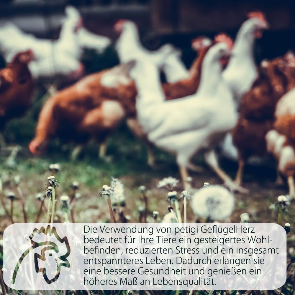 Petigi GeflügelHerz 100% Natural protección contra ácaros 25 kg baño de Polvo para Pollos Polvo contra ácaros baño de Arena baño seco Polvo para ácaros Agente