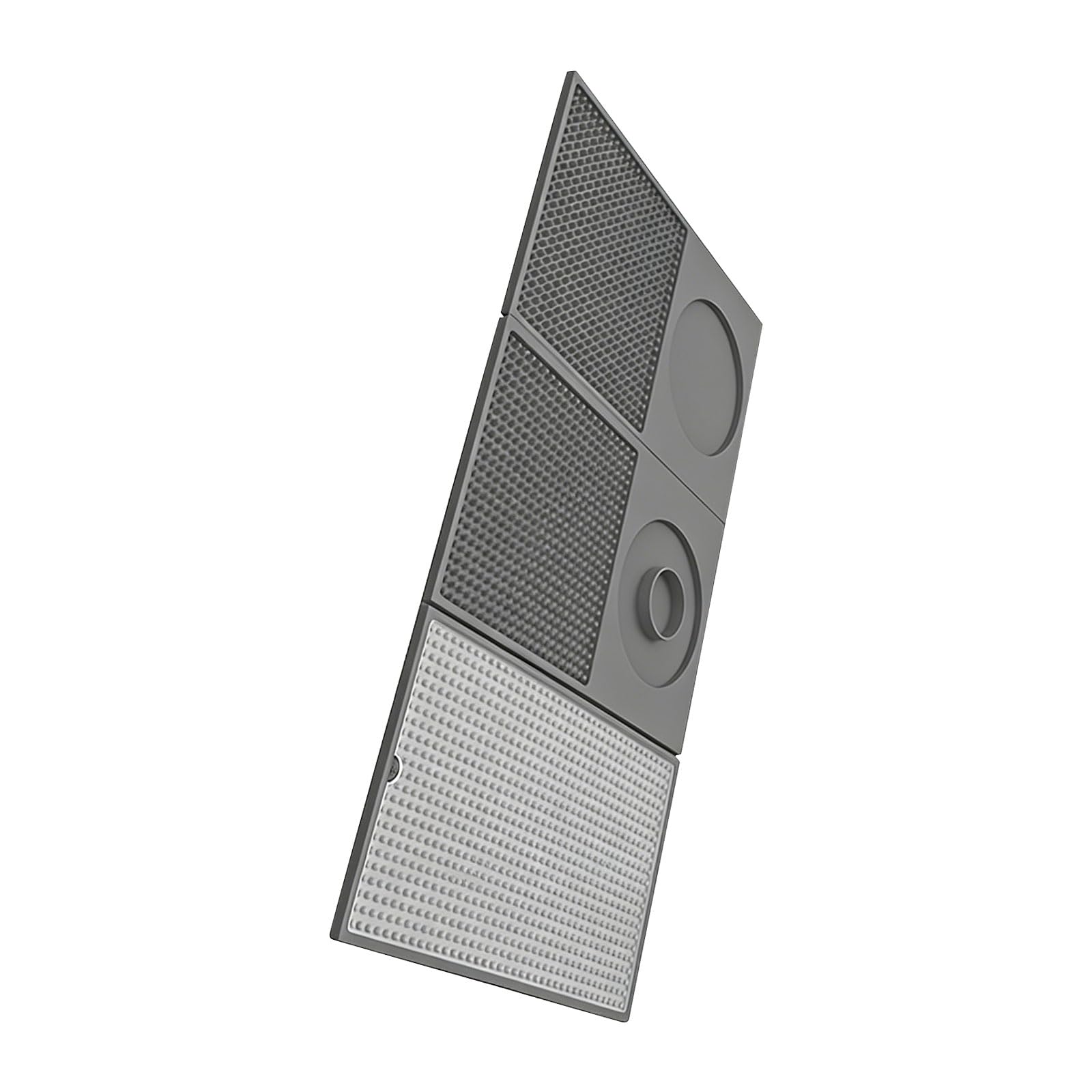 our fave Compact Folding Drink Accessory Mat Designed for Wine Cocktails and Liquid Security on Any Counter Club Mat