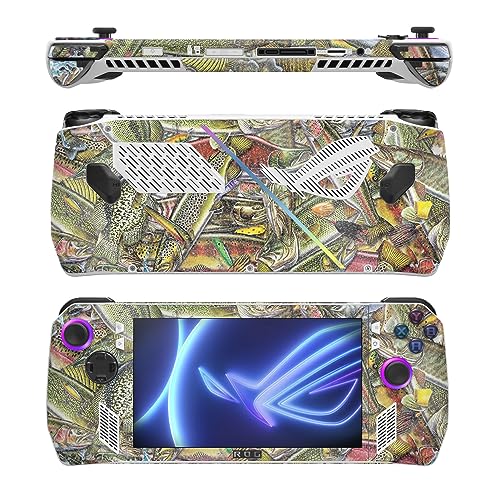 Image of MightySkins Glossy Glitter Skin Compatible with Asus ROG Ally - Fish Puzzle | Protective, Durable High-Gloss Glitter Finish | Easy to Apply