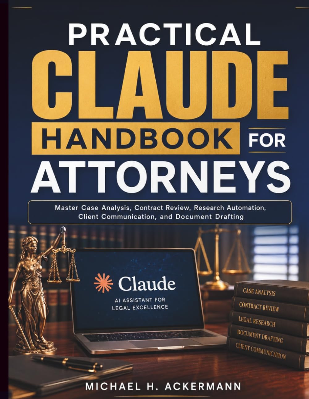 Practical Claude Handbook for Attorneys: Master Case Analysis, Contract Review, Research Automation, Client Communication, and Document Drafting (Claude AI Guide for Beginners)