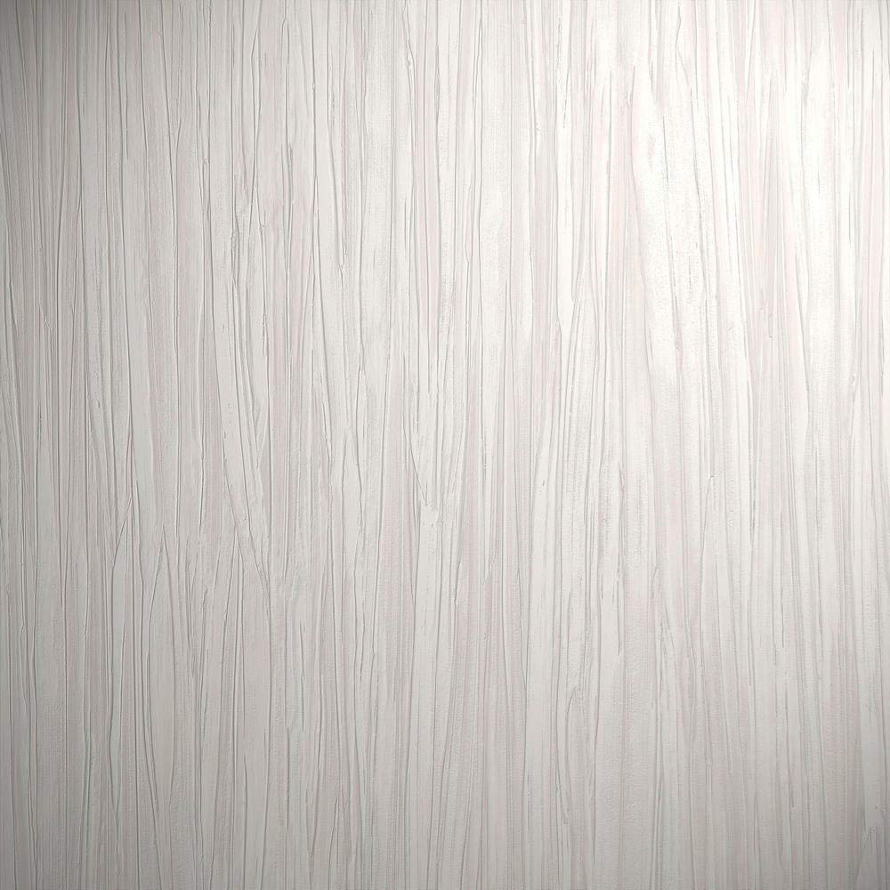Grandeco Silk Plain Wallpaper - White