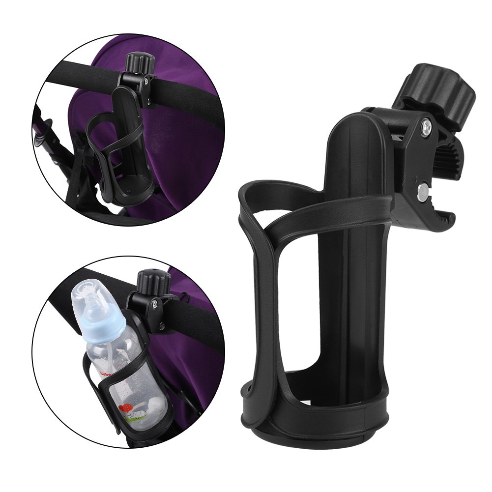 Portabevande per passeggino Universale Porta Bottiglie Portabottiglie Portabicchiere Acqua Cup Holder Bevande Bottiglia Acqua Bicicletta Rotante 360 Gradi