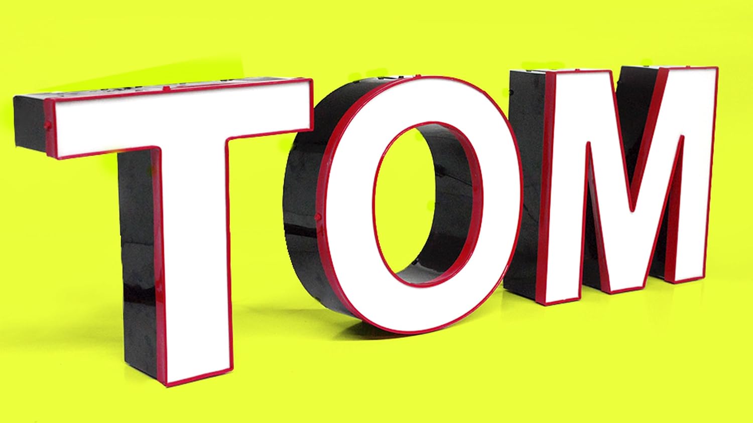 LED Channel Letters - Customizable Illuminated Signs for Business & Home Décor (20 in. Height)
