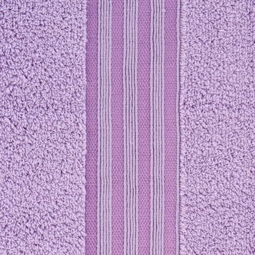 Image of Casa Copenhagen - Egyptian Cotton Zero Twist 6 Pcs Face Towel (30 X 30 cm) Colour : Purple Rose