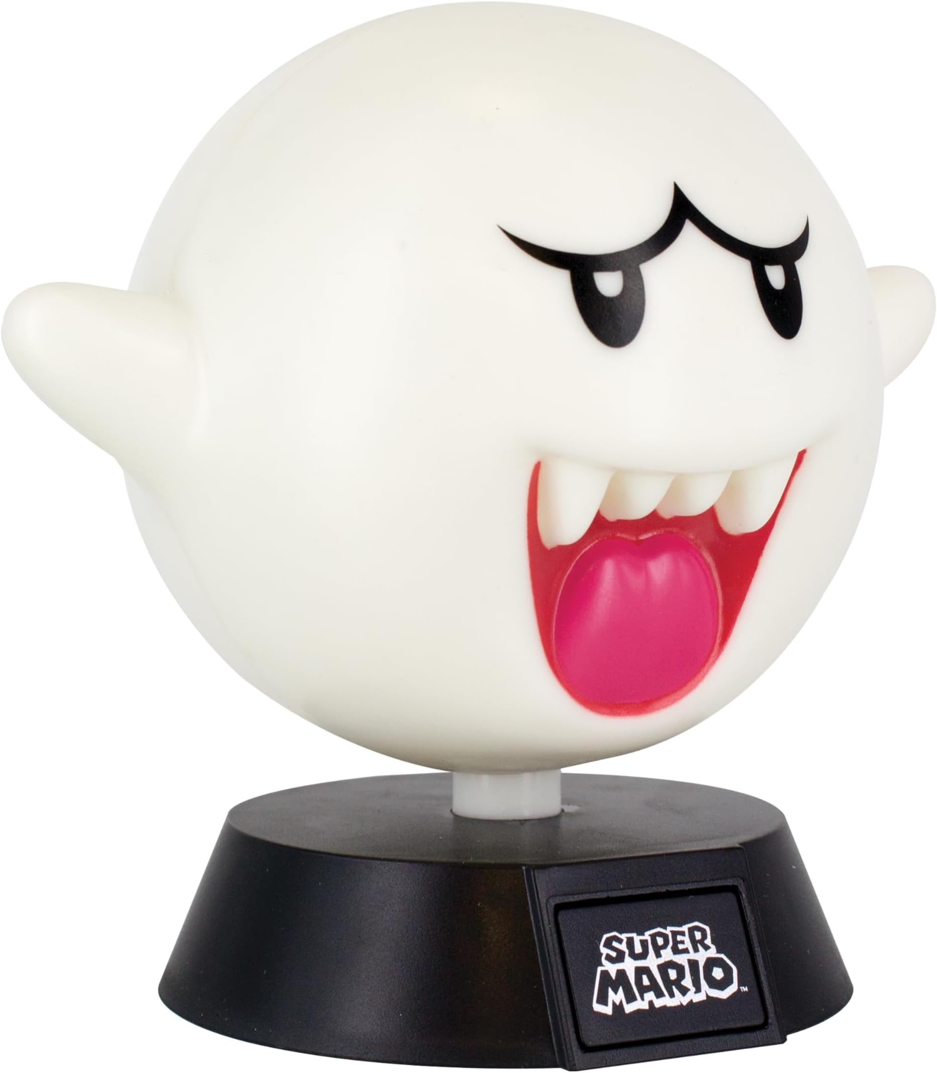 Super Mario Icons Boo Light – 10cm LED Character Light, Battery Powered, Official Nintendo Merchandise - Paladone