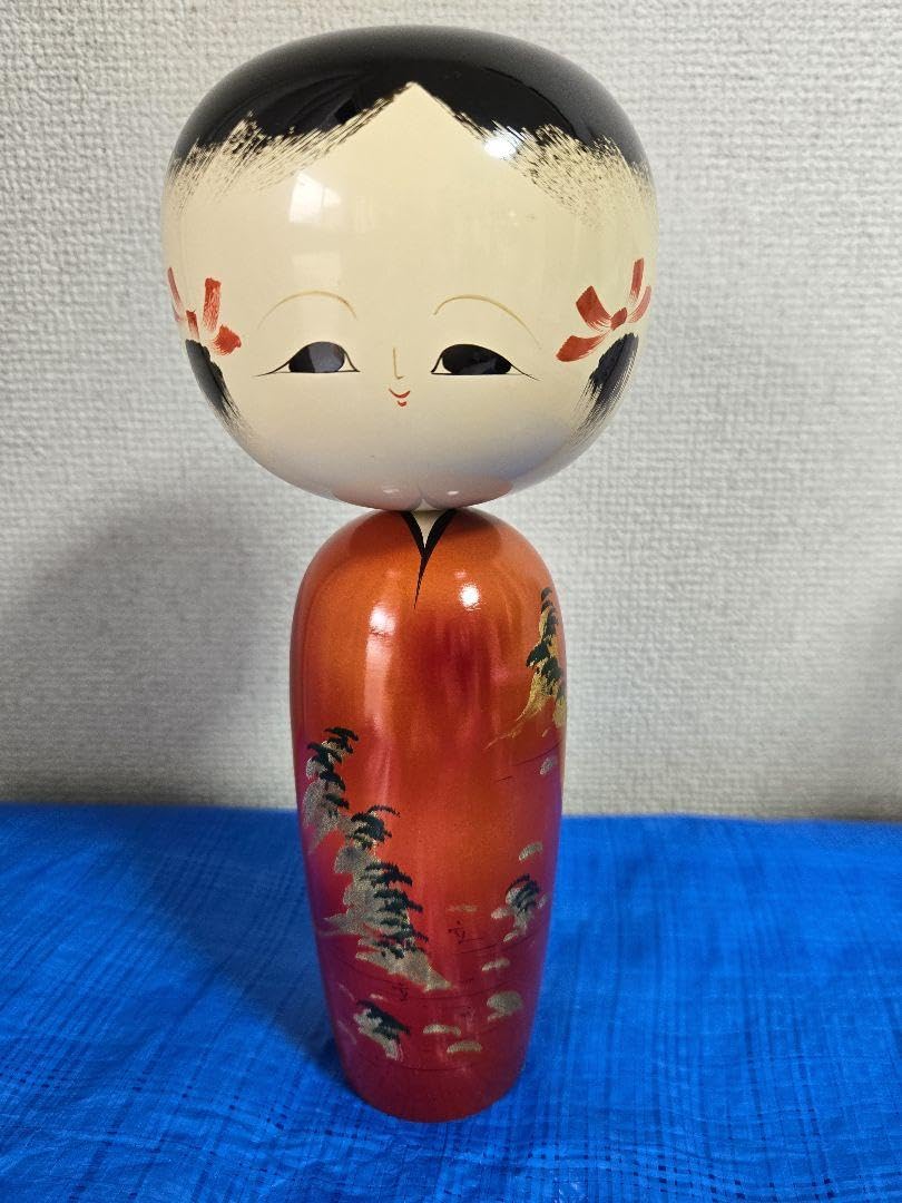 屋久杉　夫婦こけし人形 屋久杉夫婦こけし人形