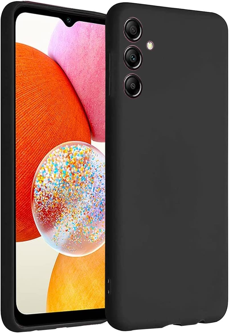 Zubitech Samsung Galaxy A34 5G Case Cover Soft Silicone Slim fit TPU Case Light weight Back Cover Matte Finish Shockproof Protective Cover Anti fingerprint Case For Samsung Galaxy A34 5G (Jet Black)