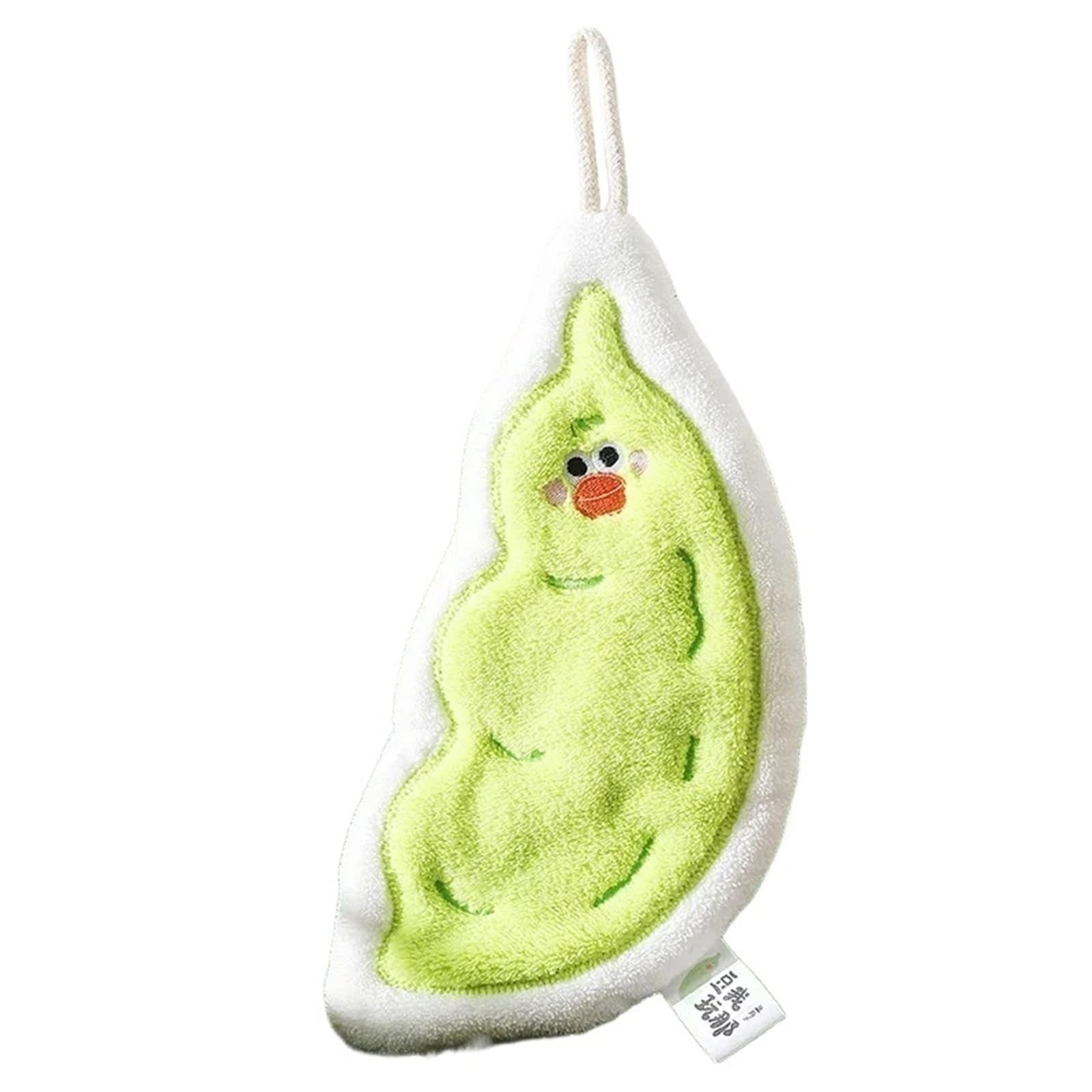 WSQHAO 4Pcs Hanging Towel Bathing Hand Handkerchiefs Absorbent Wipe Cloth for Hand(Color1)