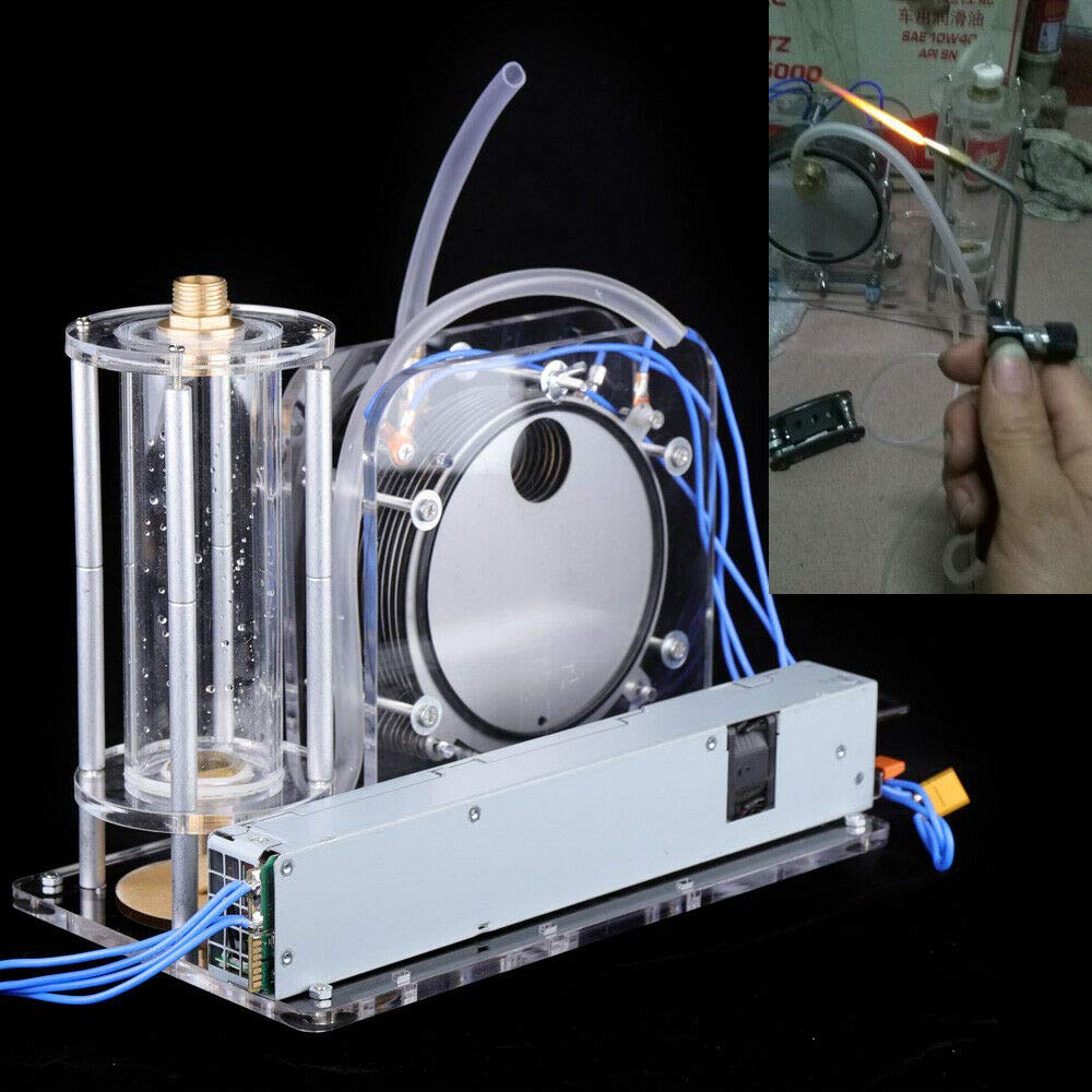 Electrolysis Water Machine Hydrogen and Oxygen Flame Generator Water Welder 100-240V 200W