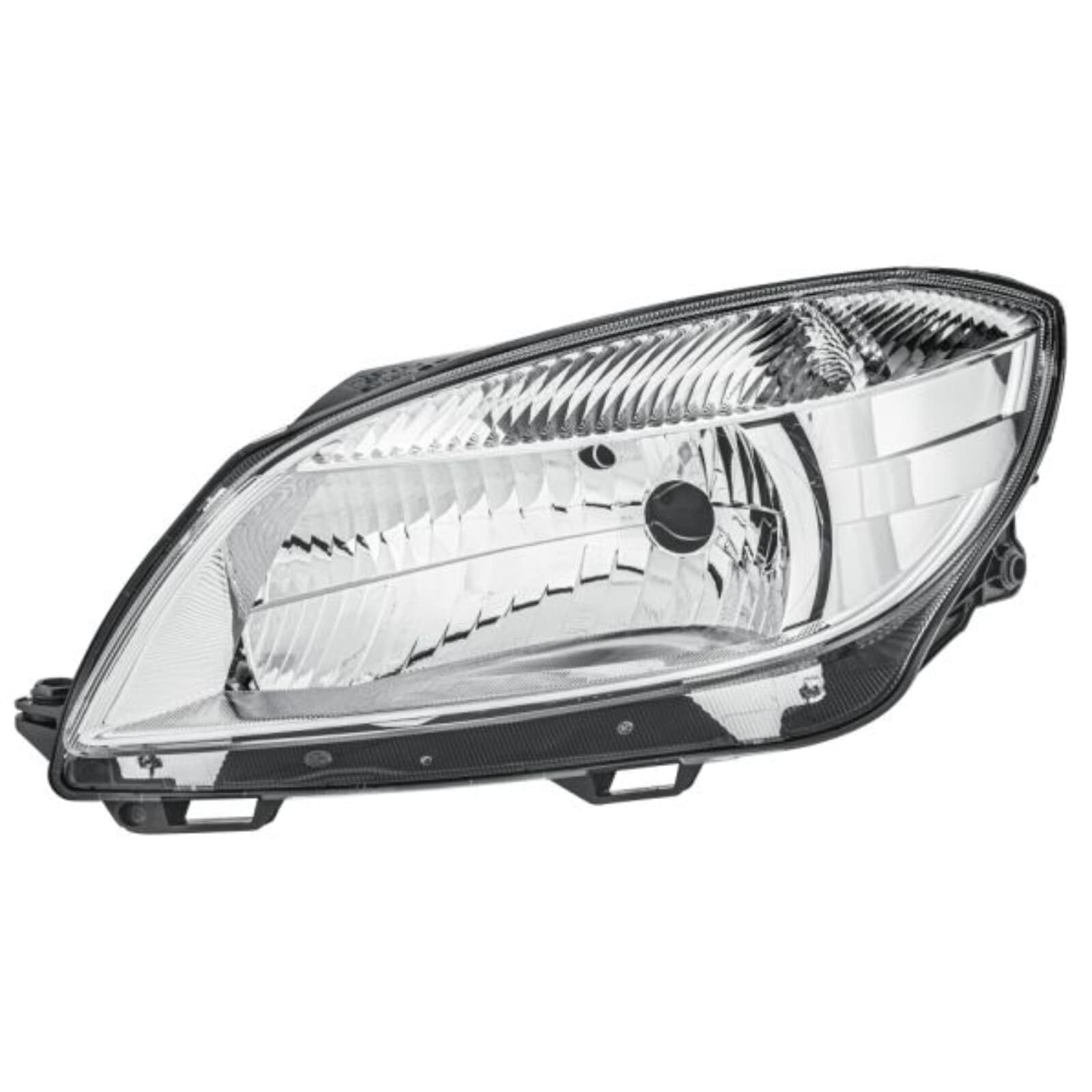HELLA 1ED 010 417-331 FF/Reflektor pojedynczy-Reflektor - dla m. in. Skoda Fabia II (542) - chromowy - ECE - dla ruchu prawostronnego - z lewej