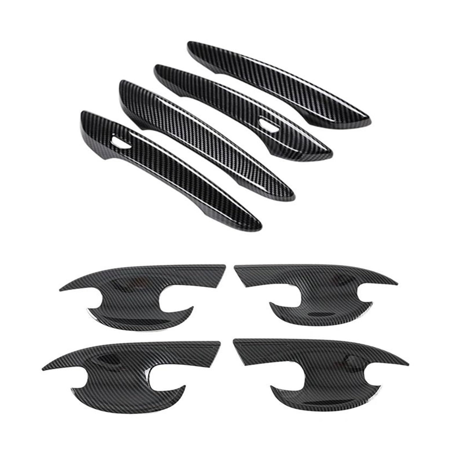 KJHOPY Car Door Handle Trim ABS Exterior Strip Cover Decorative for Mazda Cx30 Cx-30 Cx 30 2019-2020