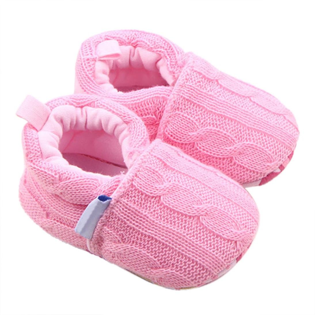 Gotd Fashion Baby Shoes Newborn Knit Soft Sole Sneaker Beige