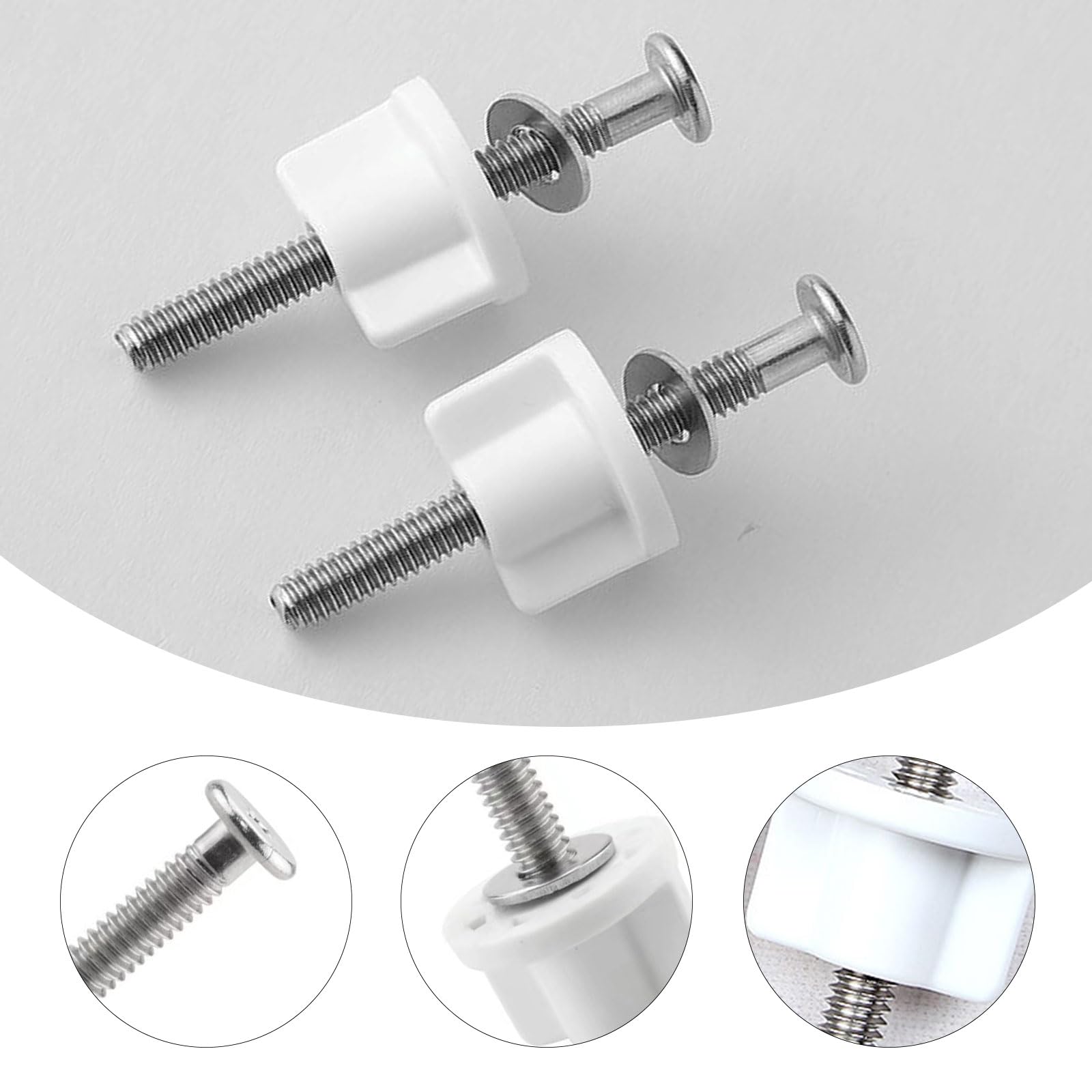 GIONAR 12PCS Toilet Seat Fittings, Toilet Fixing Kit - Image 3
