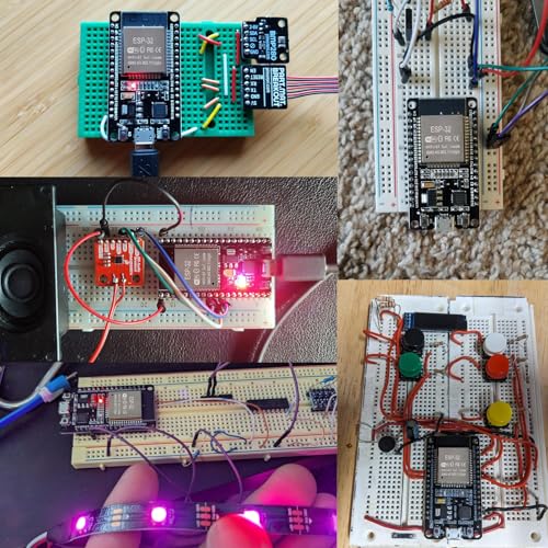 Image of AITRIP ESP-WROOM-32 ESP32 ESP-32S Development Board 2.4GHz Dual-Mode WiFi Bluetooth Dual Cores Microcontroller Processor Integrated with Antenna RF AMP Filter AP STA Compatible with Arduino IDE (1 PCS).