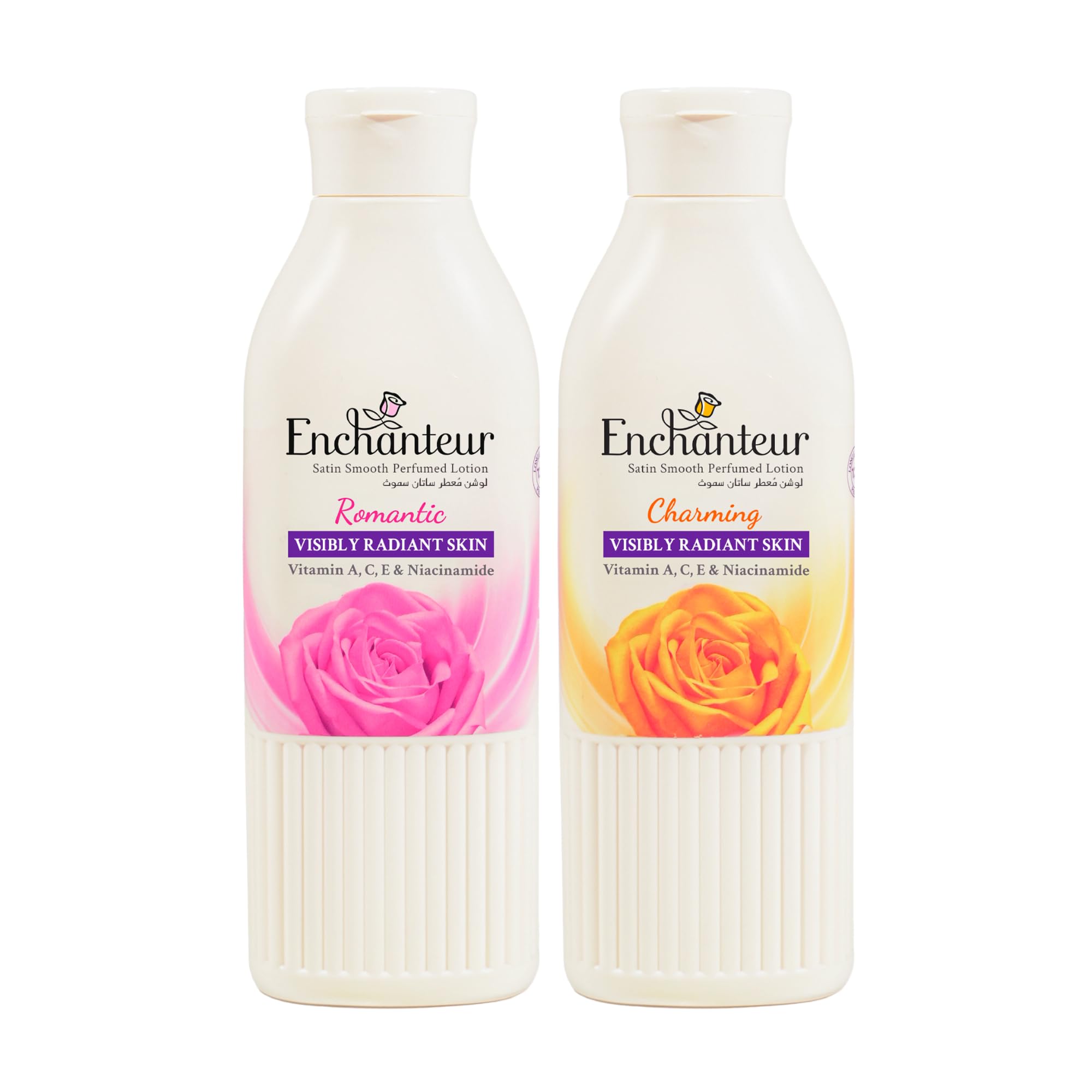 EnchantEUr Lotion (2X250ml) Romantic Twin Pack - Moisturizing Body Lotion Set for Luxurious Skin Care