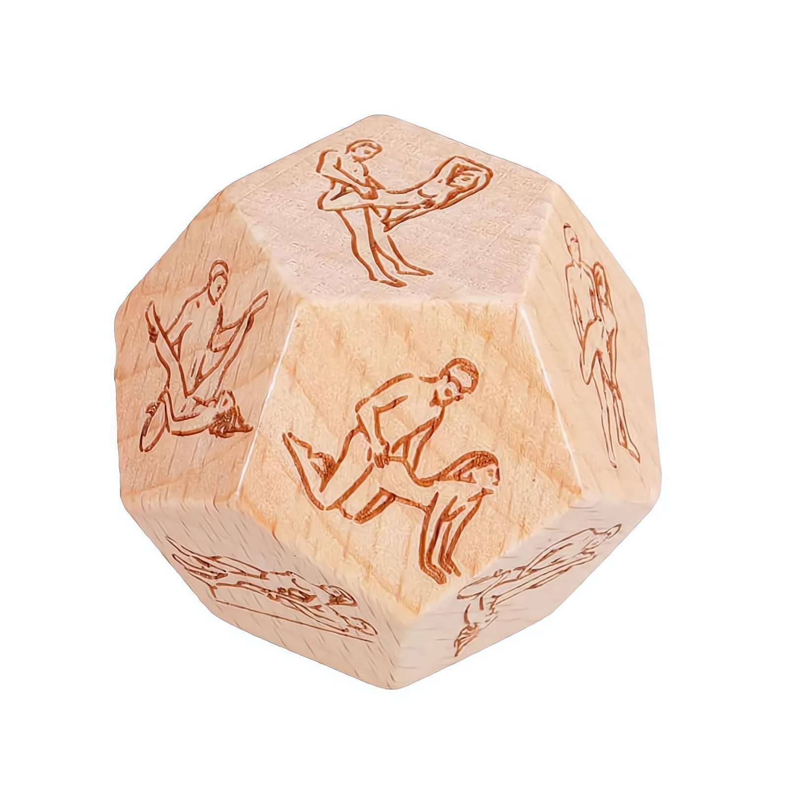 Dadi di Coppia per Appuntamenti Notturni, Gioco in Legno per Incontri Adulti, Regalo di Anniversario di Matrimonio per Lui e Lei