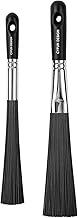 2 Pcs Splatter Brush, Ink Splatter Brush, Abstract Art Brush for Adding Speckles Splatters Spots, for Use with Ink, Thinned Acrylics, or Other Fluid Mediums, Card Making DIY Project Scrapbooking Tool