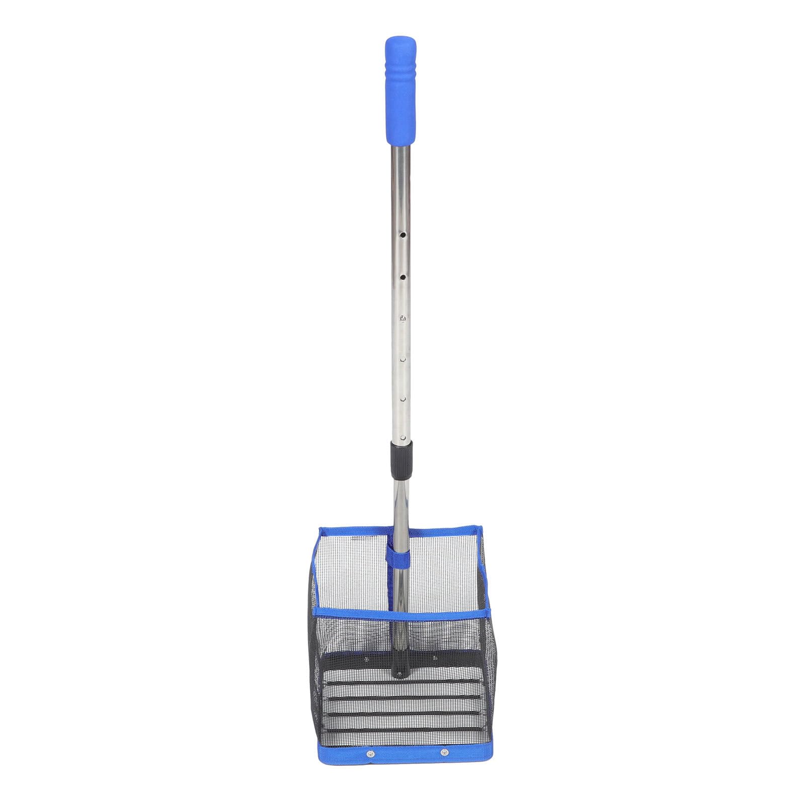 Toddmomy Tennis picker made of nylon material, telescopic pole collector for quick picking, lightweight and easy to carry