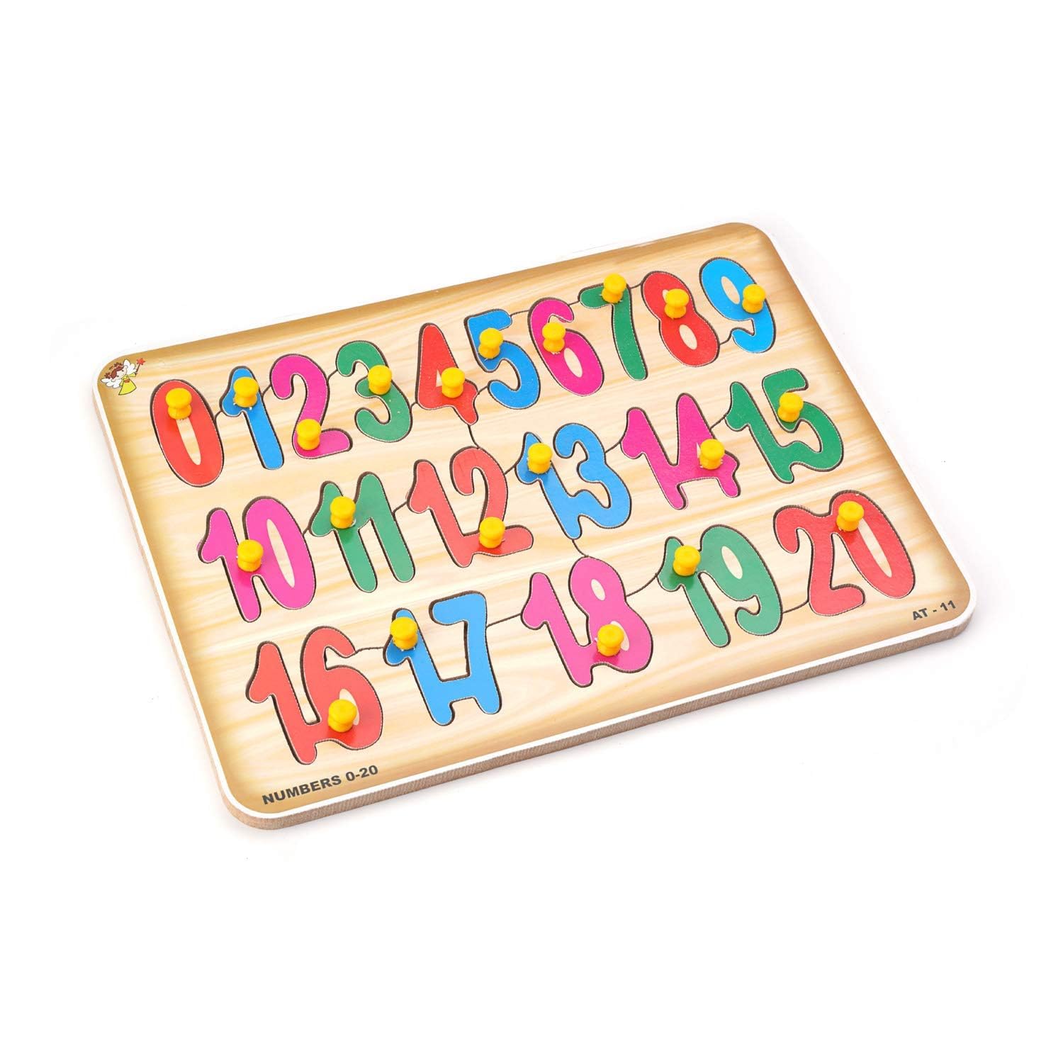Wooden 1-20 Number Learning Toys oy Board Puzzle for Kids - Age 2-5 Years-image-23