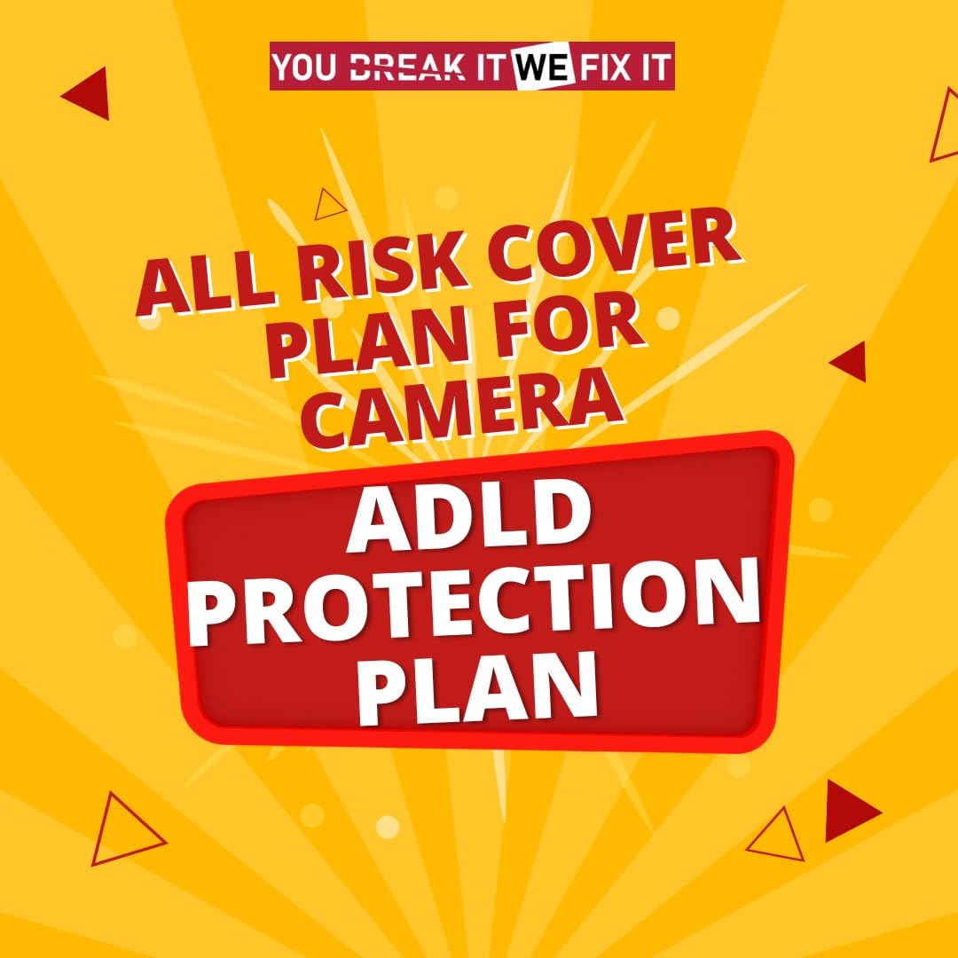 UBBWF 1 Year Accident, Liquid & Screen Damage Protection Plan for Camera (Price Between INR 180001-190000(Email Delivery))