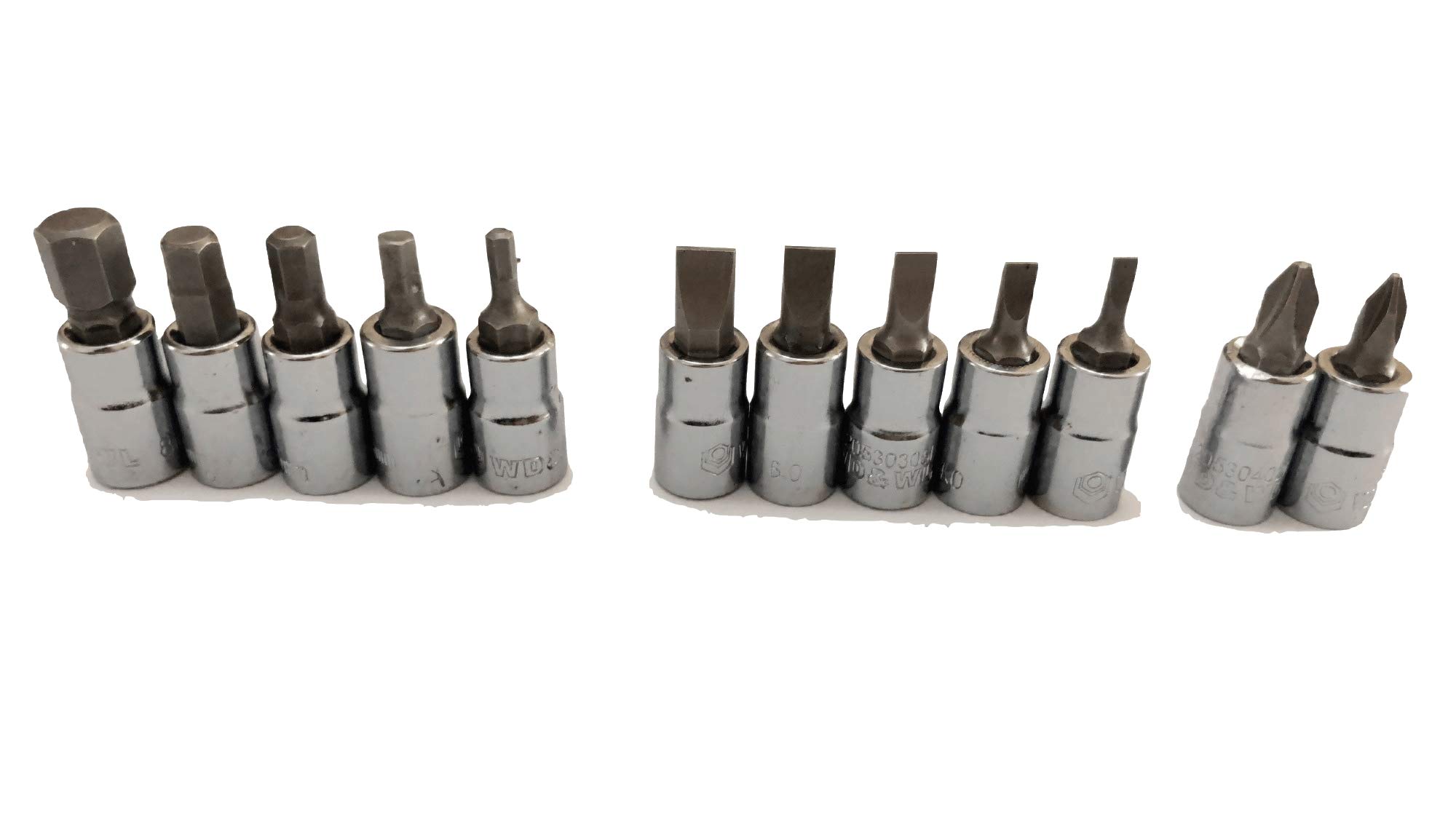 Juego de llaves de vaso de 1/4" (33 piezas)