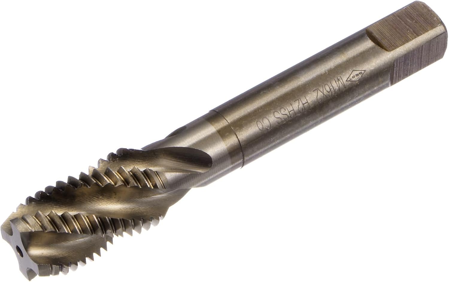 uxcell Metric Spiral Flute Thread Taps, M18 x 2.5 H2 Screw Threading Tap, Machine Tapping Tools for Machinist Repair (M35 Cobalt High Speed Steel (HSS-CO), Uncoated)