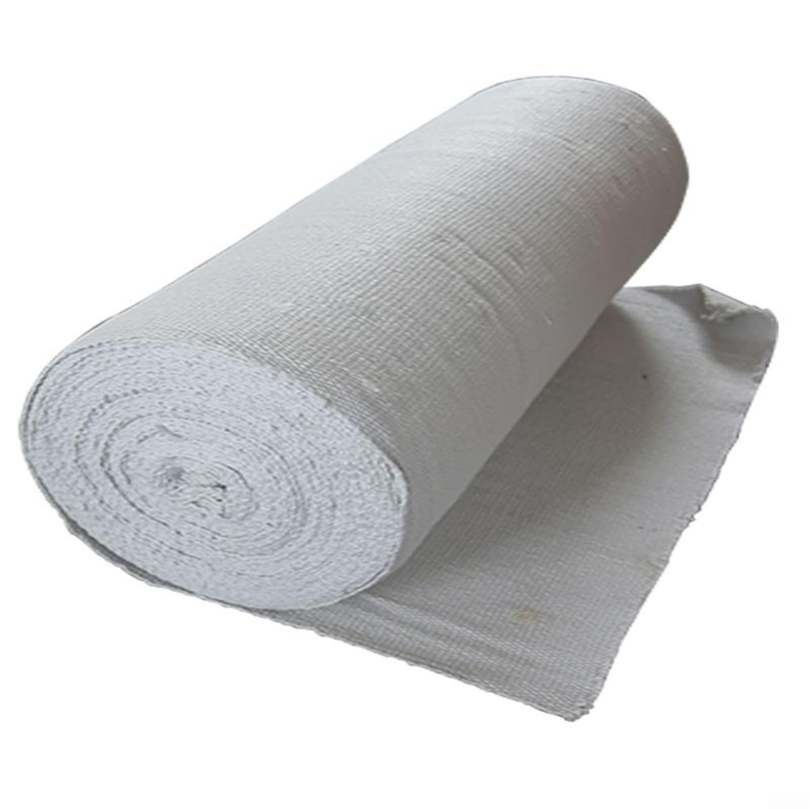 Manta ignífuga de alta temperatura, tejido de fibra de cerámica de 2 mm, resistente hasta 1260 °C, para escorias de soldadura, puertas de horno y equipos de seguridad (1 m x 1 m)