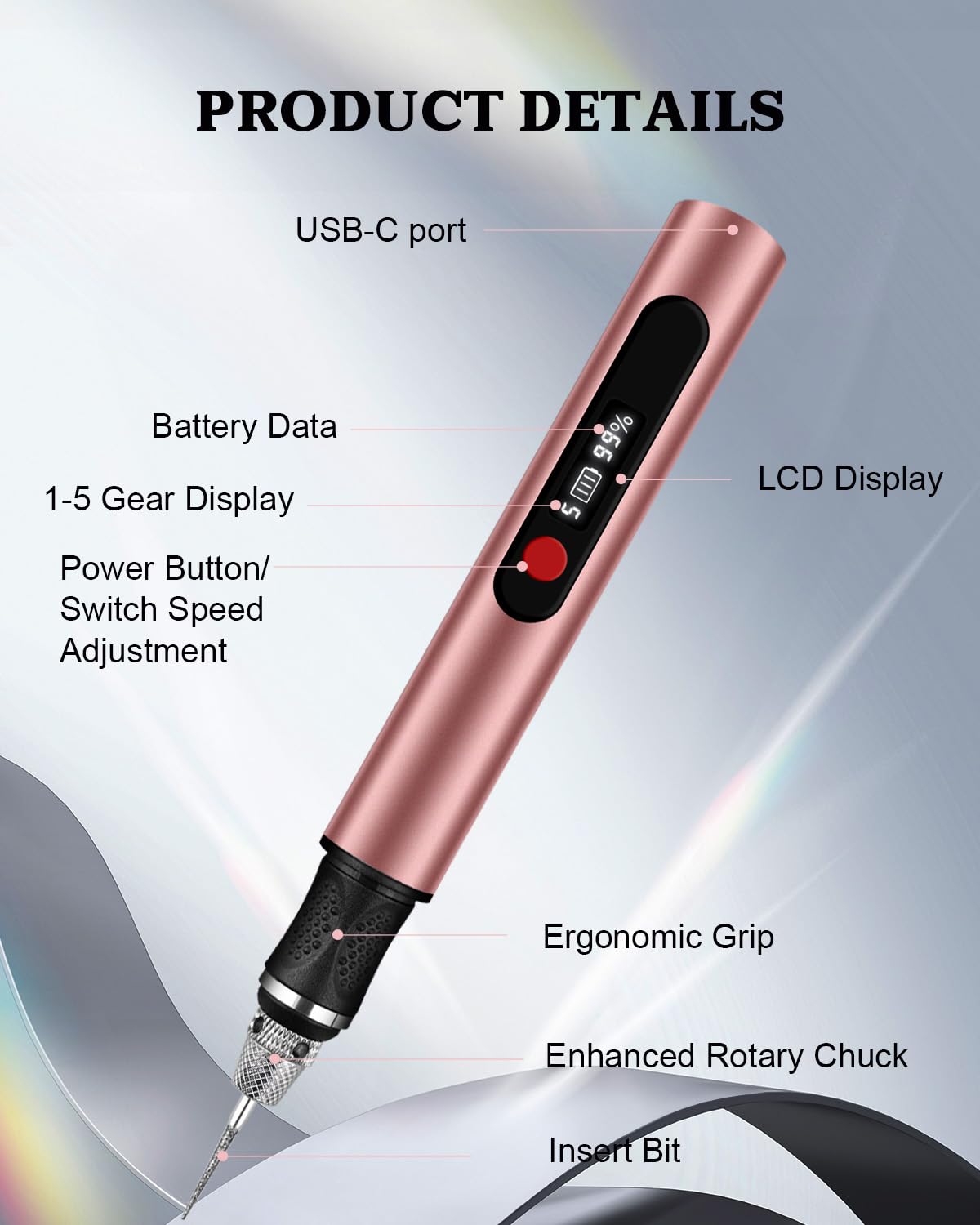 Cordless Engraving Pen - DIY Art & Craft Kit -9