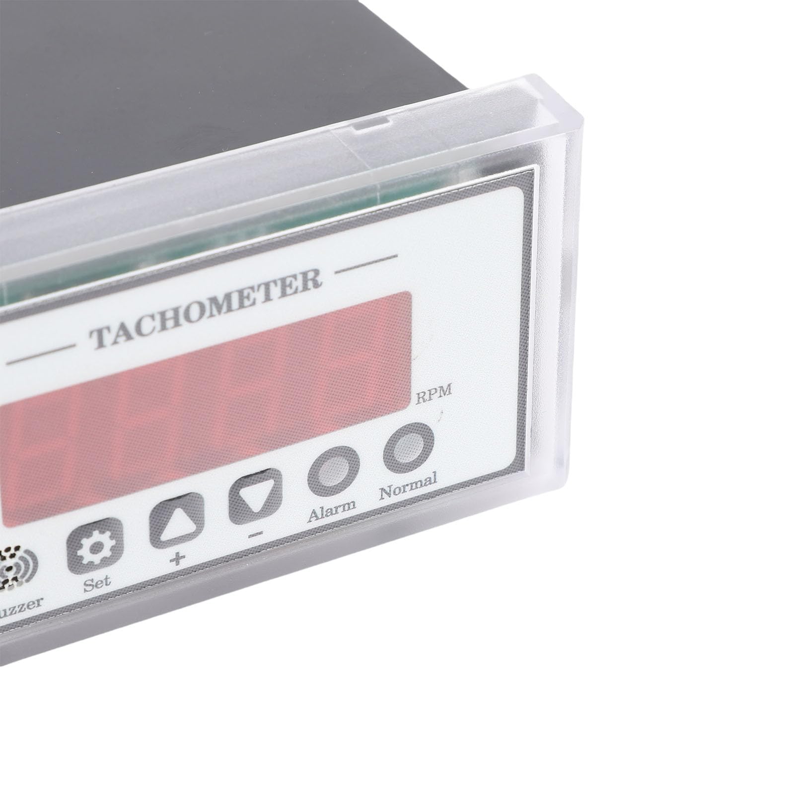 Jectse Tachymètre Numérique LED Efficace, Plage 0-9999, Compteur de Vitesse pour les Professionnels des Convoyeurs de Tour