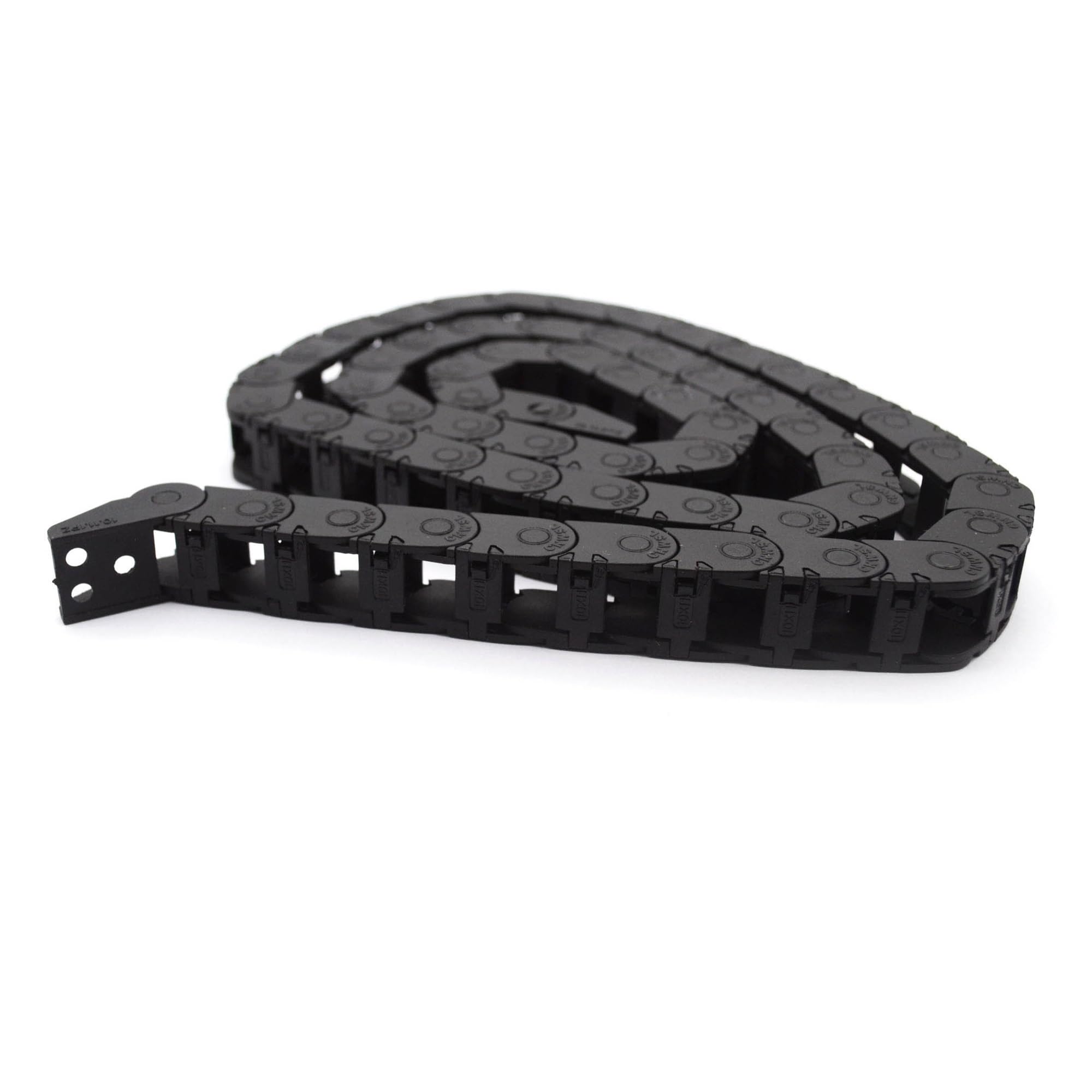 XUKGMSG Cable Drag Chain 10 X 20mm 10 * 20mm L1000mm Wire Carrier with End Connectors Compatible with CNC Router Machine Tools