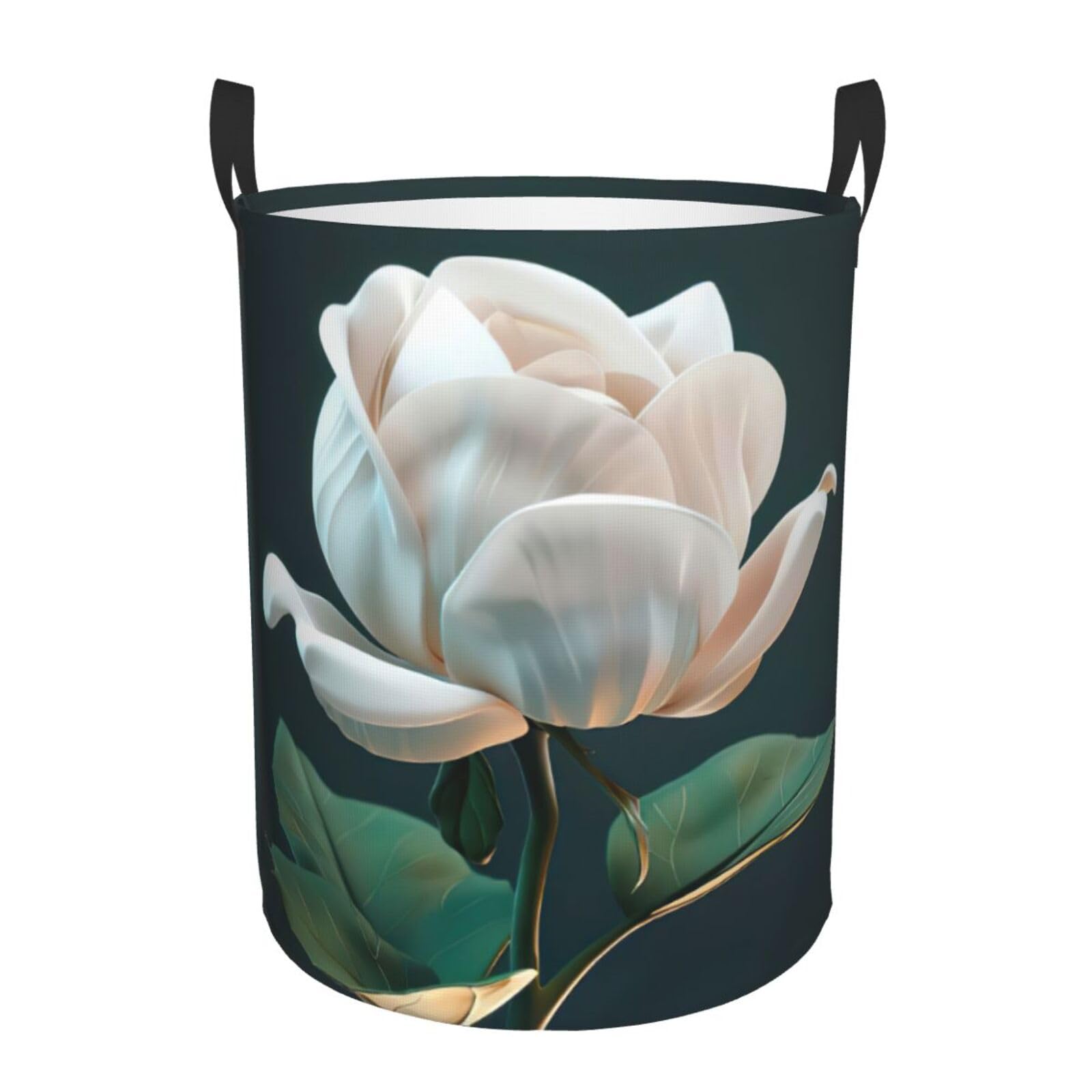 Panier à linge imprimé floral 3D idéal pour sublimer votre chambre
