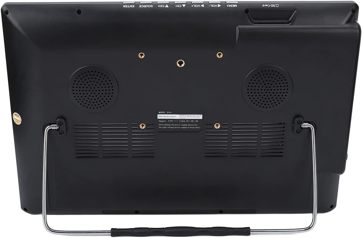 Huairdum Portable Widescreen LCD Display, Portable LED TV 2W for Outdoor Use 5 61Ck3Ne4teL. AC SL1500