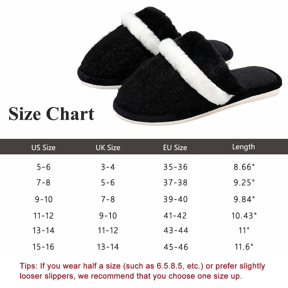 GOEWY Pantofole Donna Uomo Invernali Peluche Ciabatte Comode Casa Calde Scarpe da Casa Antiscivolo Memoria Schiuma Slippers Antiscivolo Suola Scarpe Interno Esterno