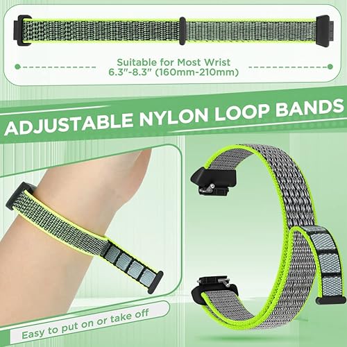 Miniatura 4 de Bandas de nailon compatibles con Fitbit Inspire 3Inspire 2InspireInspire HRAce 3Ace 2, correas de repuesto deportivas transpirables suaves y