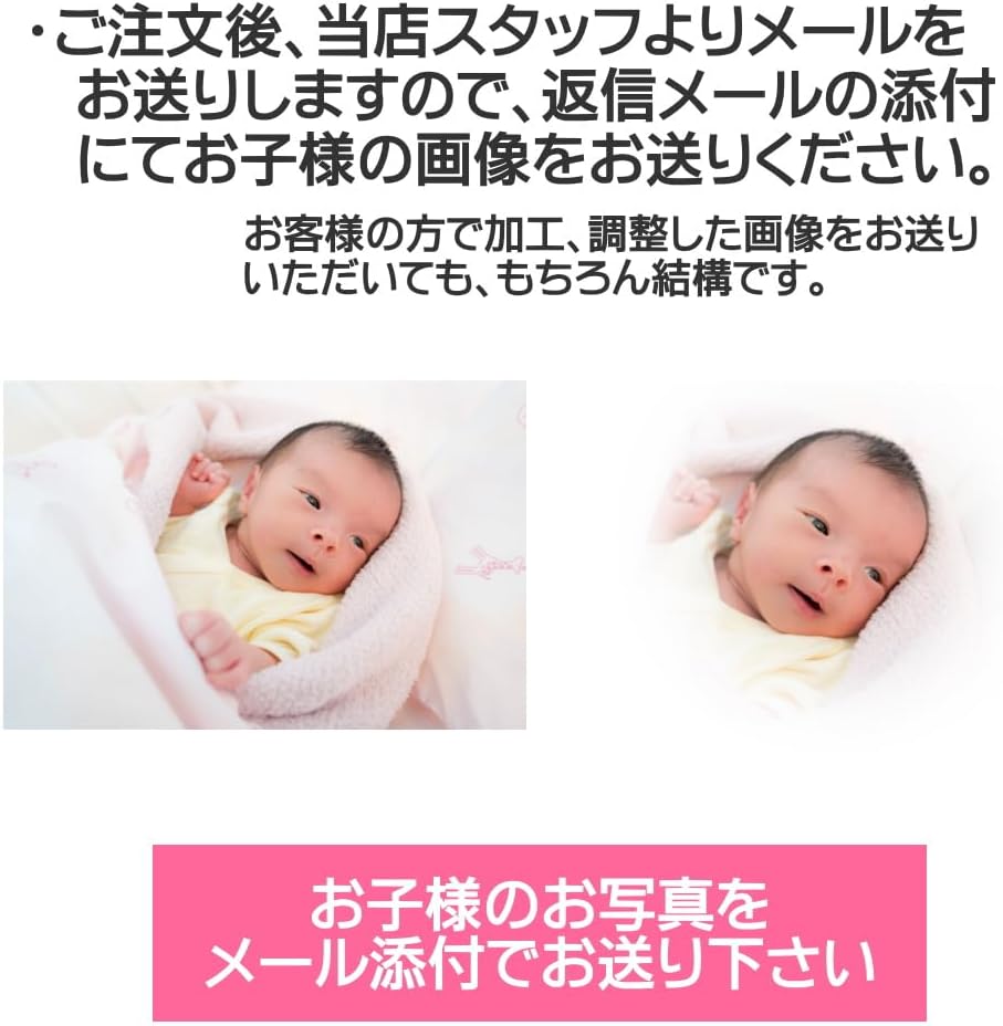 命名書 写真 代筆 手書き 風フォント ピンク 命名紙 女の子 A4 ラミネート対応/出産祝い 出産内祝い お七夜/お名前＋生年月日