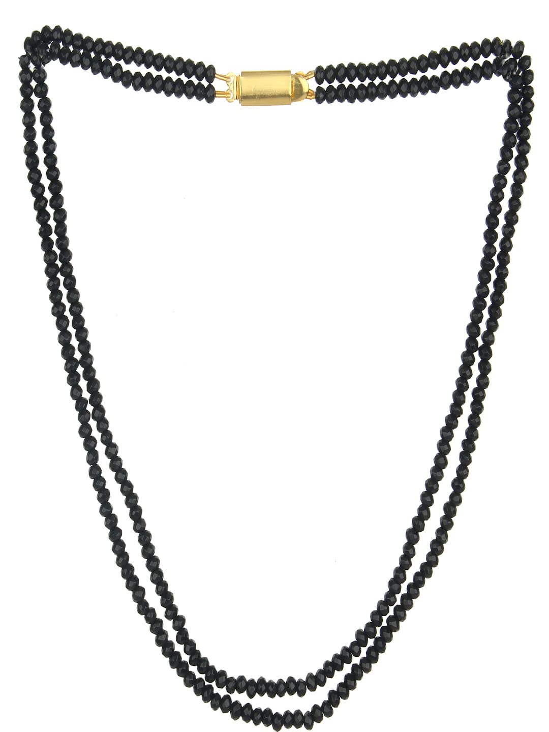 RUNJHUN Onex Black Beads Traditional Ethnic Fashion String Necklace For Women And Girl (B0BR7KNCLT) Amazon Price History, Amazon Price Tracker